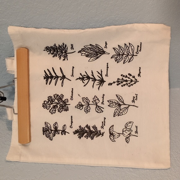 Canvas Tote Bag, Herbs - Picture 1 of 1